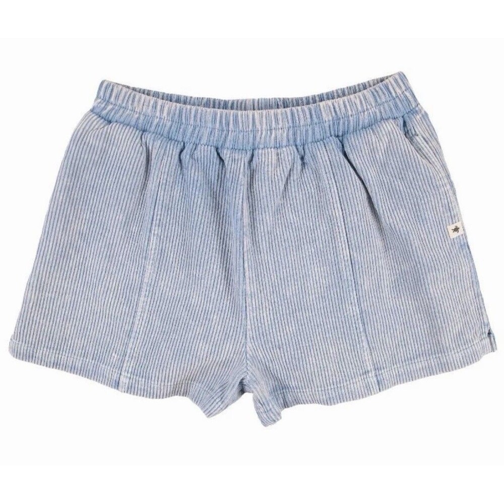 Simply Southern Cordy Short Glacier Blue Women's Size Small Corduroy Shorts NWT